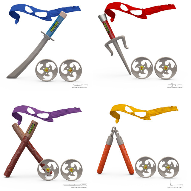 Kitchen Appliances Ninja - Topeng Mata Teenage Ninja Turtles, Nunchaku,