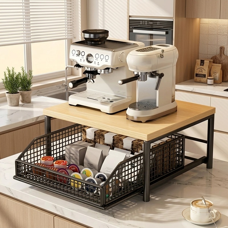 Kitchen Appliances Countertop - Rak Oven Microwave Modern, Organizer Meja