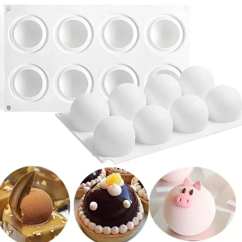 Kitchen Appliances Brand - Cetakan silikon bola 3D untuk kue