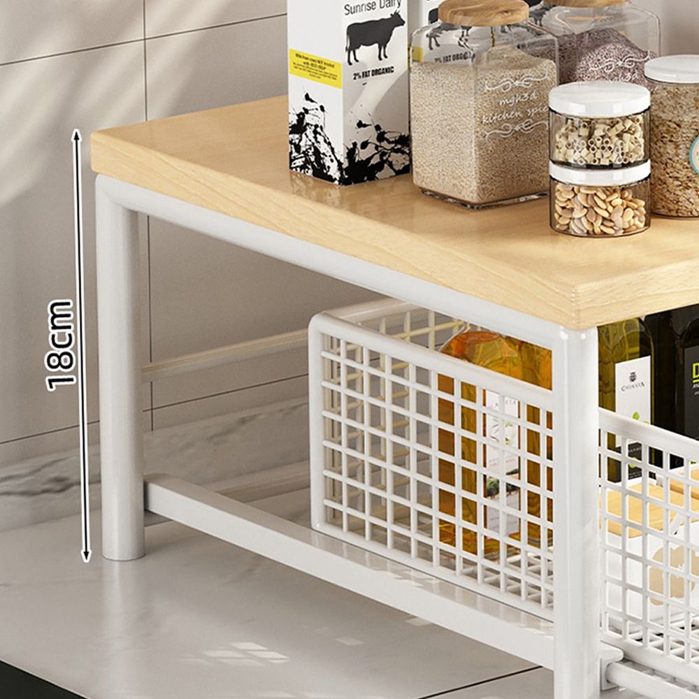 Rak Microwave Multifungsi Deng - Kitchen Appliances Countertop ulasan dan harga