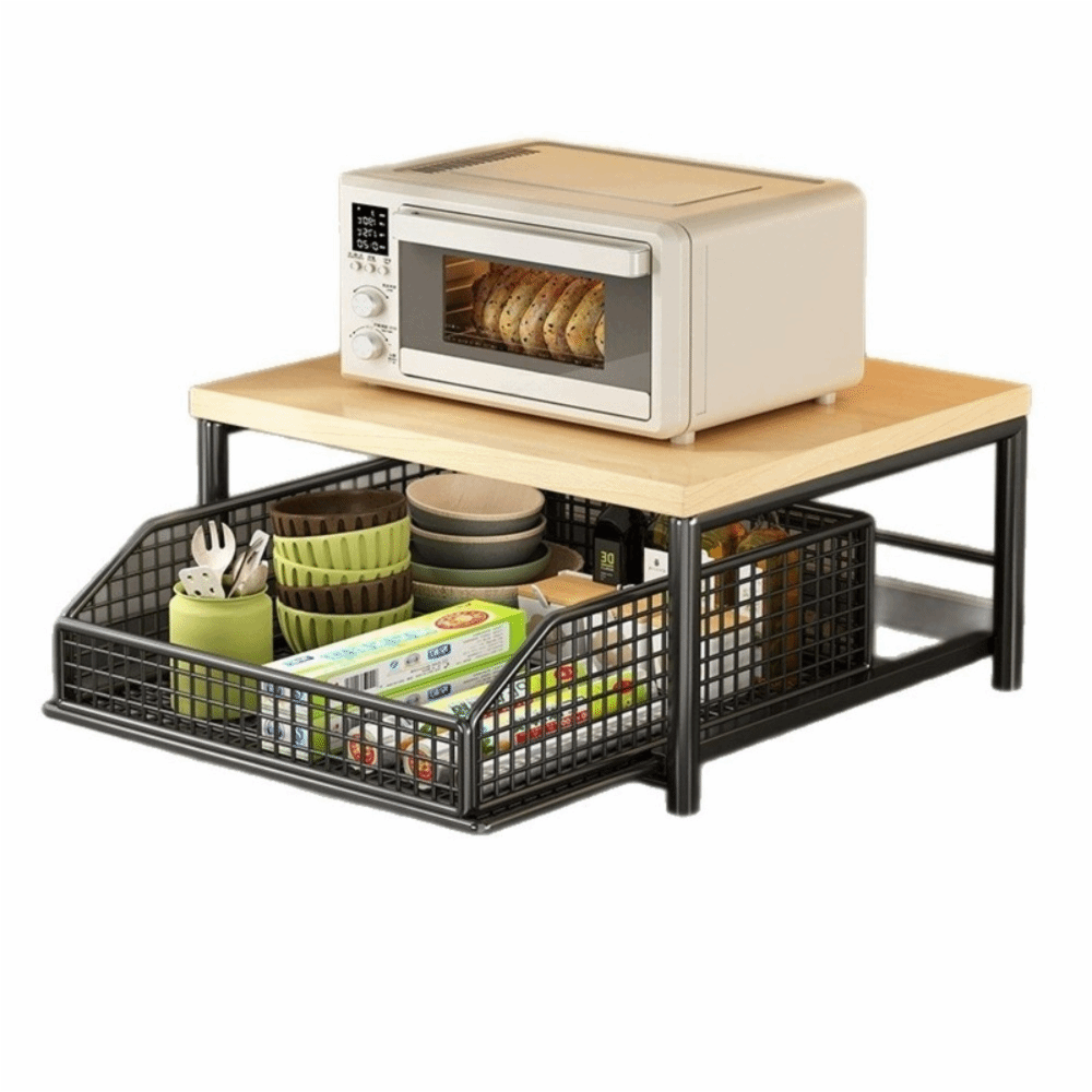 Rak Microwave Multifungsi Deng - Kitchen Appliances Countertop ulasan dan harga