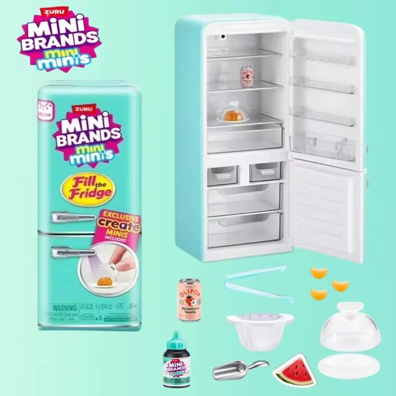 Set Mainan Kulkas Mini LED Men - Kitchen Appliances Refrigerators ulasan dan harga