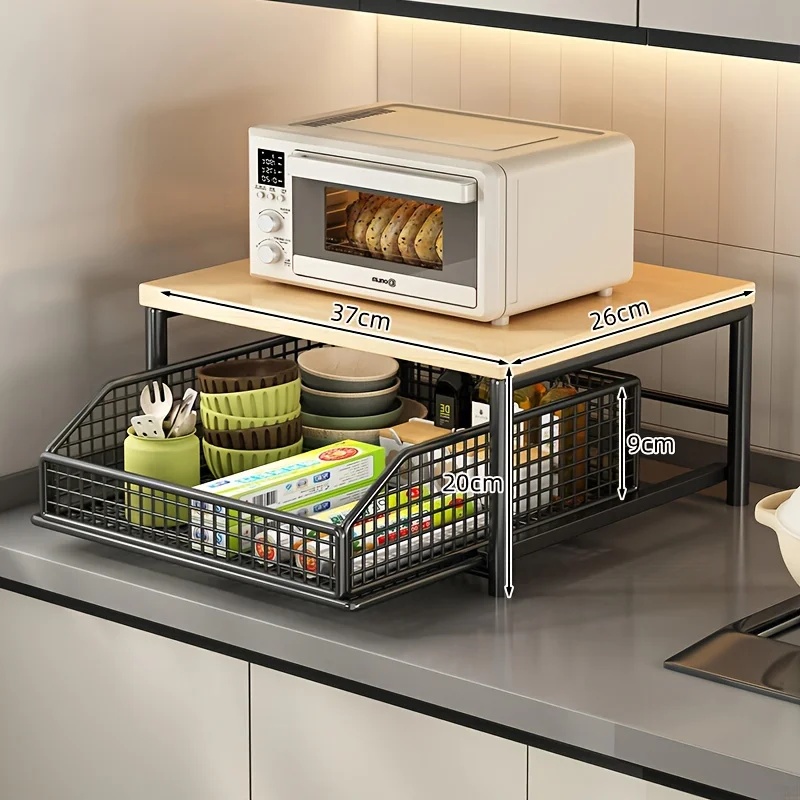 Rak Oven Microwave Modern, Org - Kitchen Appliances Countertop ulasan dan harga