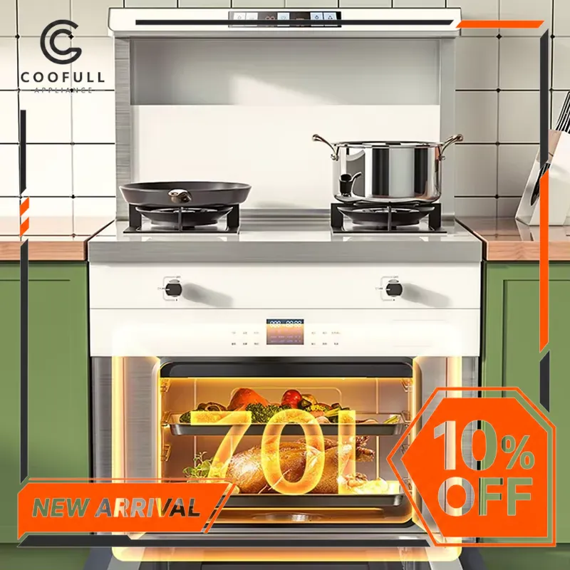 Kompor Oven Terintegrasi Putih - Kitchen Appliances Built In ulasan dan harga