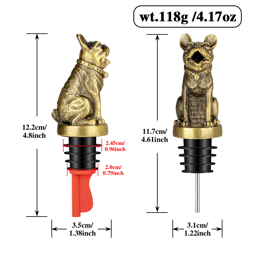 Botol anggur Bulldog Perancis  - Kitchen Appliances Brand ulasan dan harga