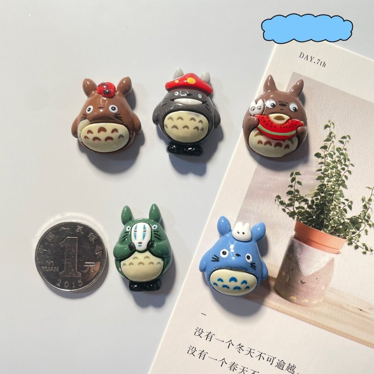 Magnet Kulkas Resin Anime Toto - Kitchen Appliances Refrigerators ulasan dan harga
